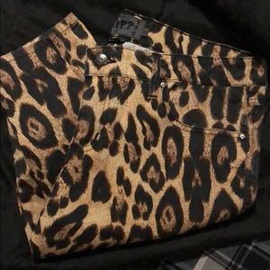 Tripp NYC Leopard print pant 15 skinny NWOT